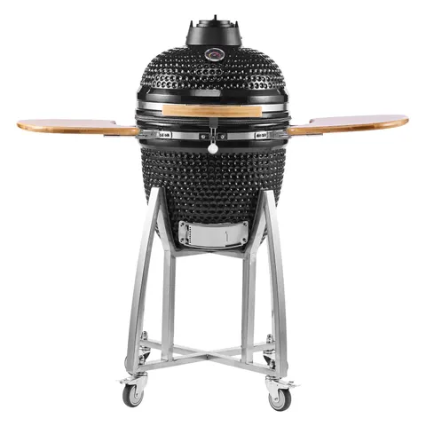 Charcoal Smoker and Grill β 18" Kamado Charcoal BBQ Smoker