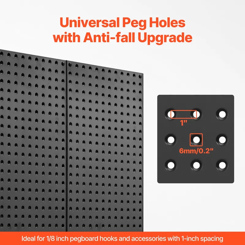 Metal Pegboard Panels — 32" X 16" Pegboard — photo 4