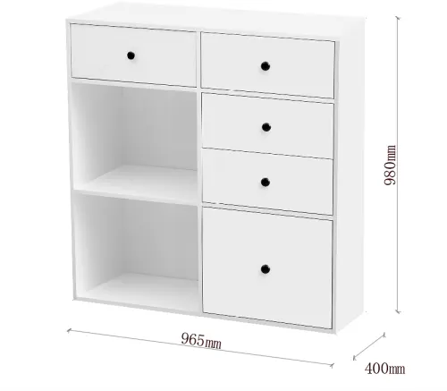 Elegant Design Buffet Cabinet Storage Cabinet with Drawers — photo 4
