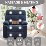 KOUBENHAN Power Lift Recliner Chair with Heat — photo 7