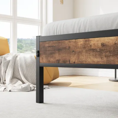 Twin Size Bed Frame β Storage Headboard with Charging Station β photo 4