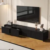 ON-TREND Luxury Fluted TV Stand for TVs Up to 85 — photo 2