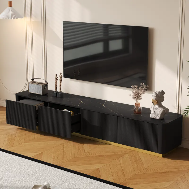 ON-TREND Luxury Fluted TV Stand for TVs Up to 85 — photo 2