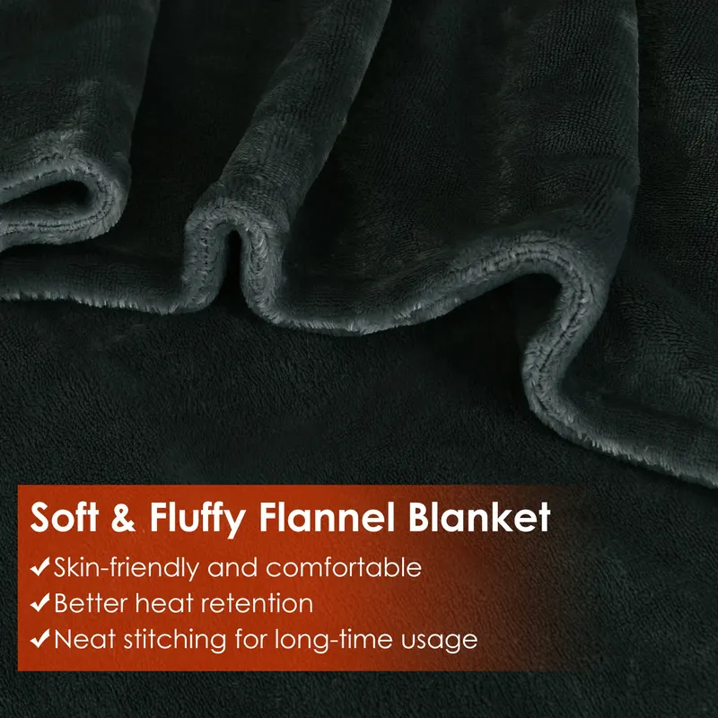 USB Heated Blanket Electric Heated Blanket Heated Poncho Shawl — photo 7