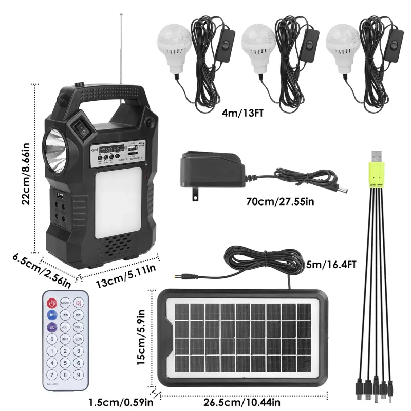 Portable Solar Power Station Rechargeable Backup Power Bank — photo 5