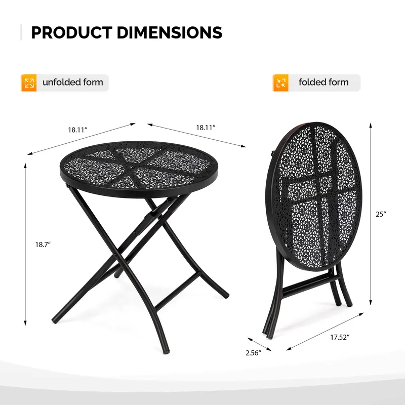 Folding Small Outdoor Side Tables — photo 4