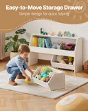 Toy Storage Organizer — Wooden Kids Bookshelf with Storage — photo 5