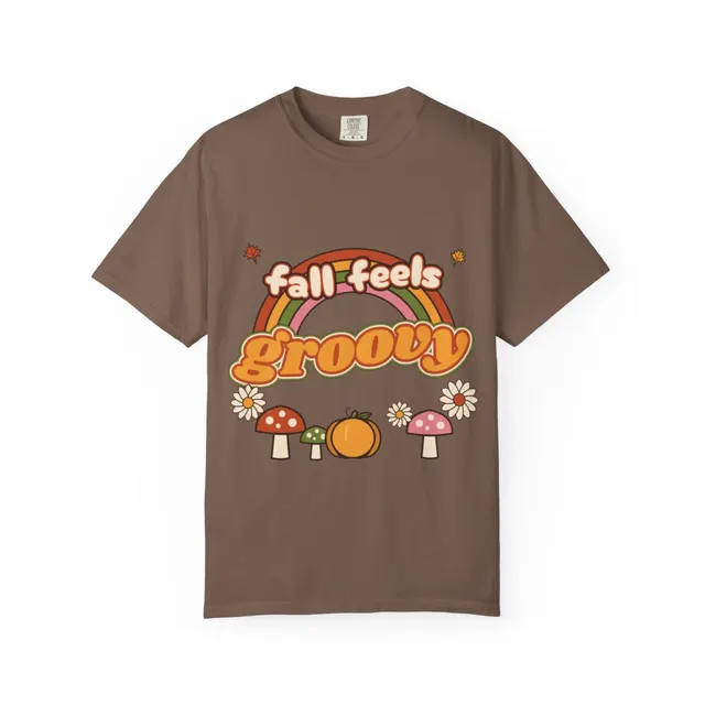 Fall Feels Groovy Comfort Colors® Tee