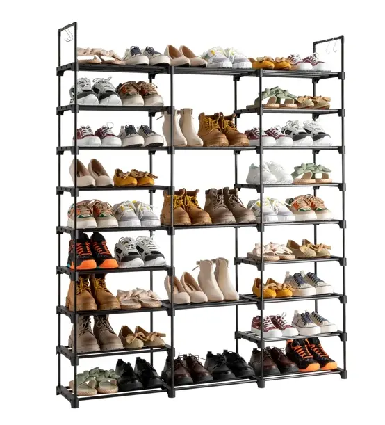 9 Tiers Shoe Rack Storage Organizer Shoe Shelf Organizer — photo 4