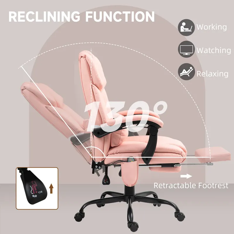 Massage Office Chair with 6 Vibrating Points β photo 4