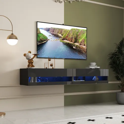 180 Wall Mounted Floating 80 TV Stand with 20 Color LEDs β photo 6