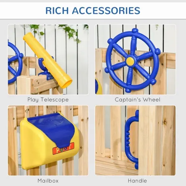 Wooden Swing Set Toddler Slide β photo 4