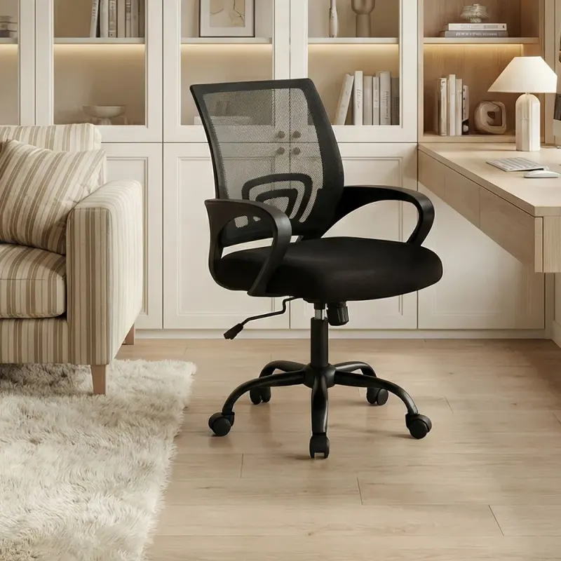 Ergonomic Office Desk Gaming Chair Mid Back with Lumbar Support — photo 6