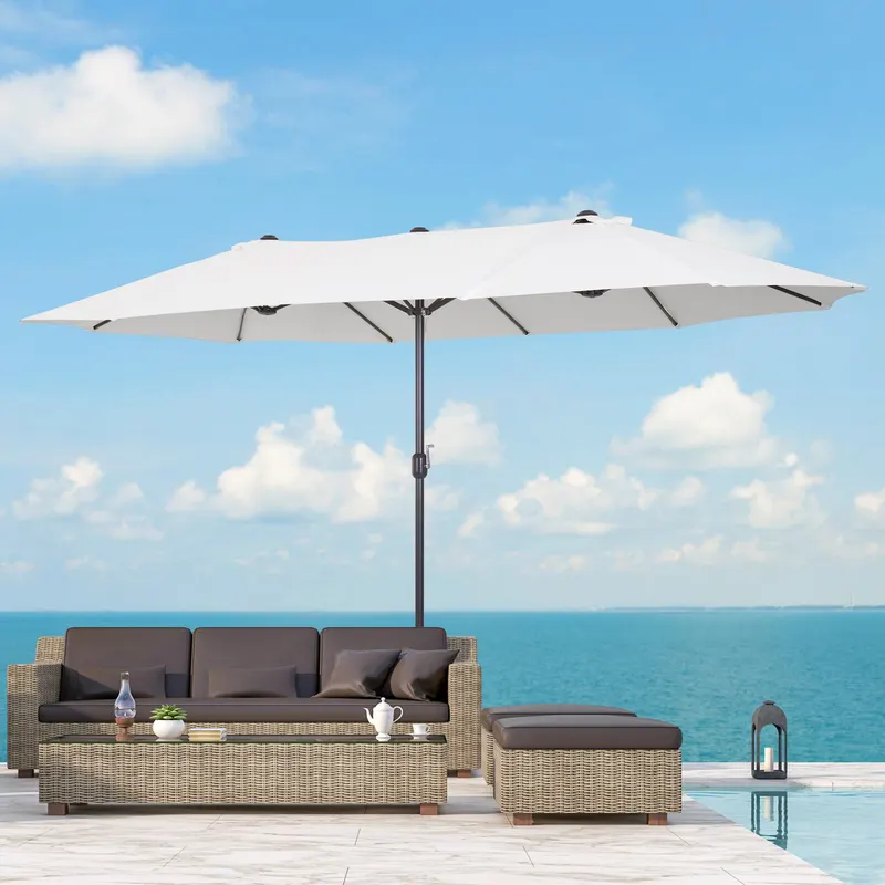 15ft Patio Umbrella Double-sided Outdoor Market Extra Large — photo 2
