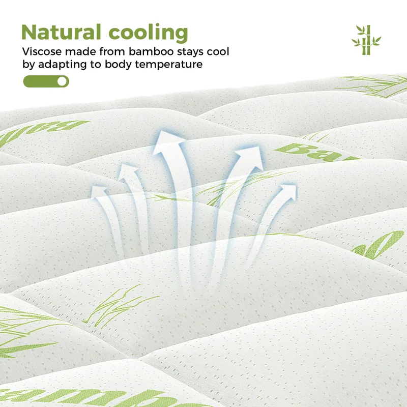 Mattress Protector — Thickened Mattress Pad with Bamboo Fiber — photo 5