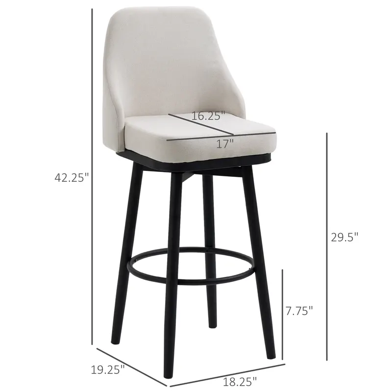 Bar Height Bar Stools Set of 2 — photo 7