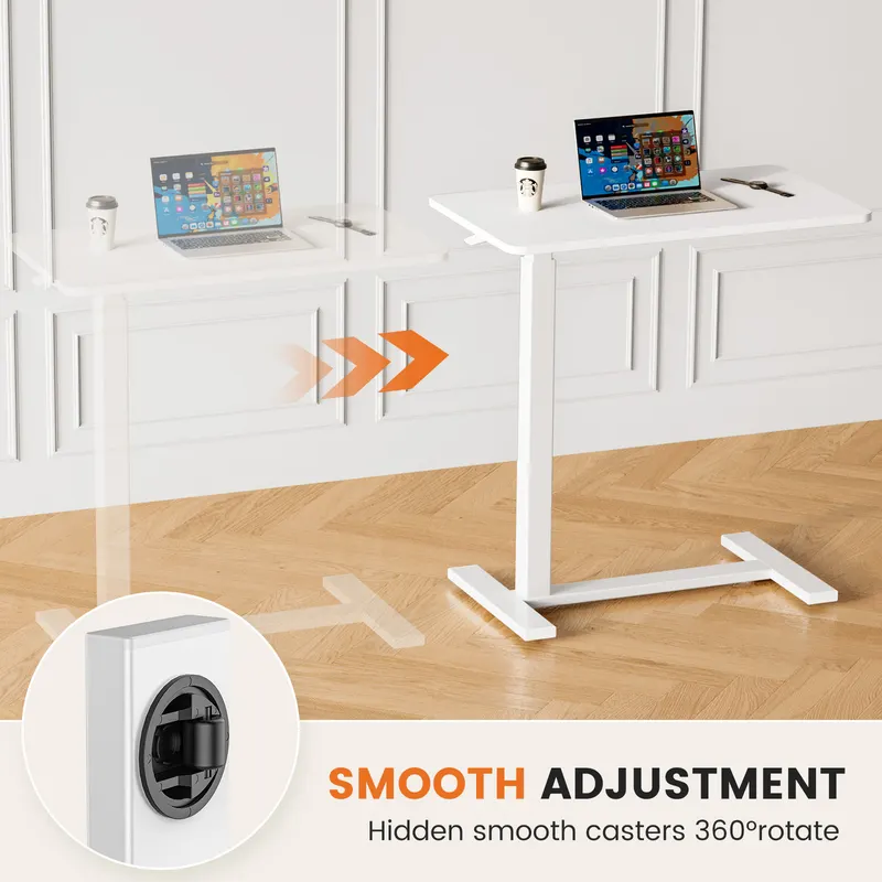 Adjustable Mobile Bed Table — Computer Desk — photo 6