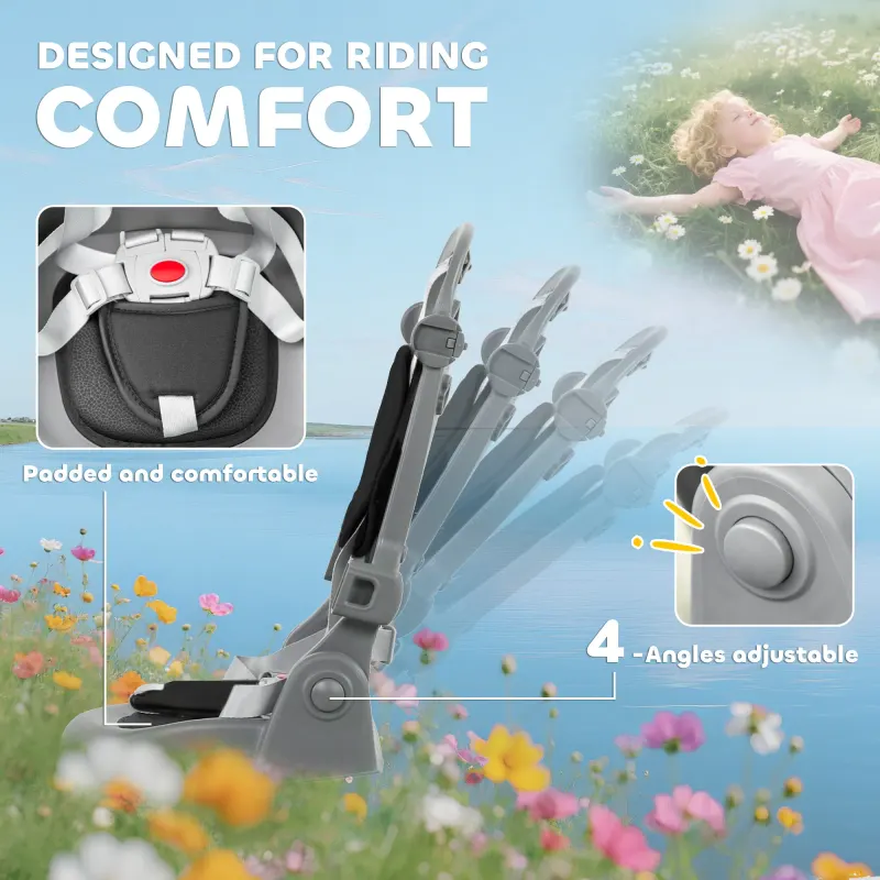 6 in 1 Toddler Tricycle for 1-5 Years Old with Push Handle — photo 3