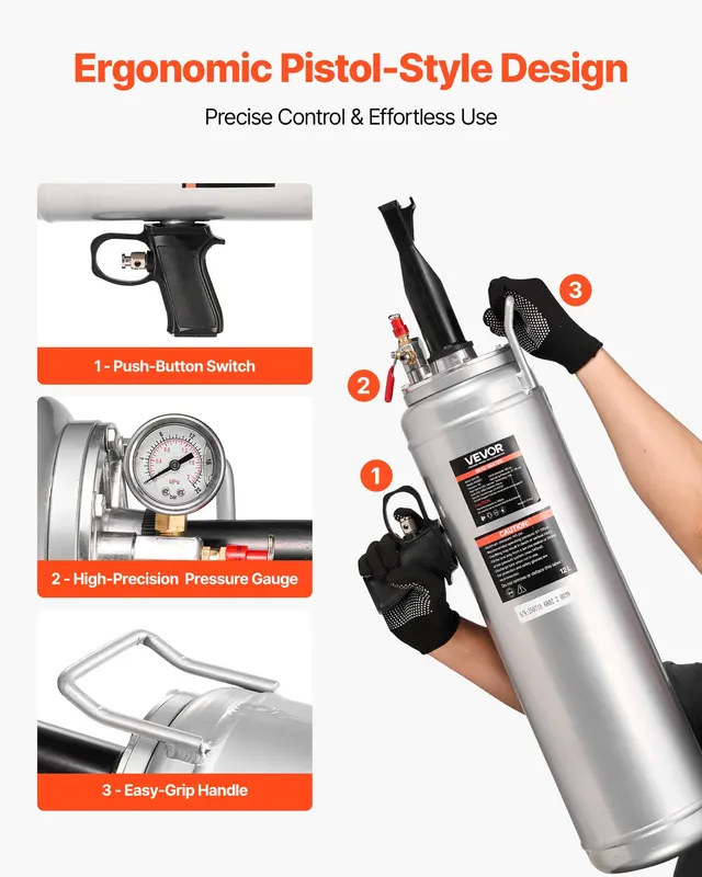 Portable Tire Bead Seater — 3.2 Gal / 12 L Air Bead Blaster — photo 4