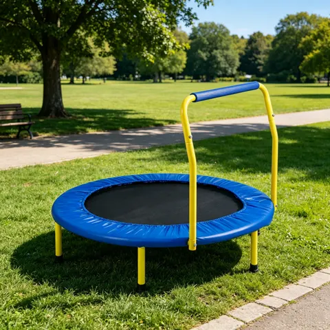 3FT Foldable Kids Trampoline with Foam Handle