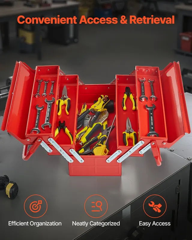 Metal Tool Box — 18-inch — photo 2