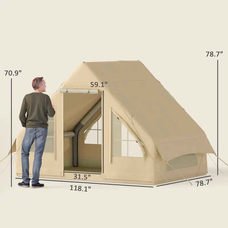 Inflatable Camping Tent with Hand Pump — photo 3