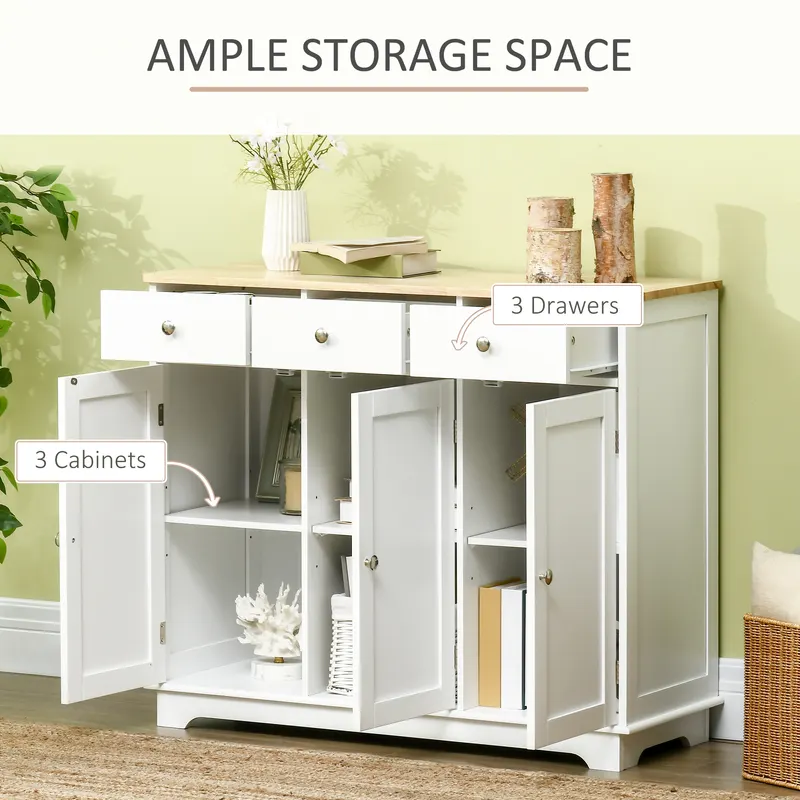 Modern Sideboard with Rubberwood Top β photo 4