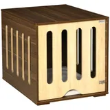 Furniture Style Dog Crate End Table with Removable Door Panel — photo 1