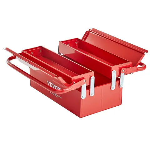 Metal Tool Box — 14-inch