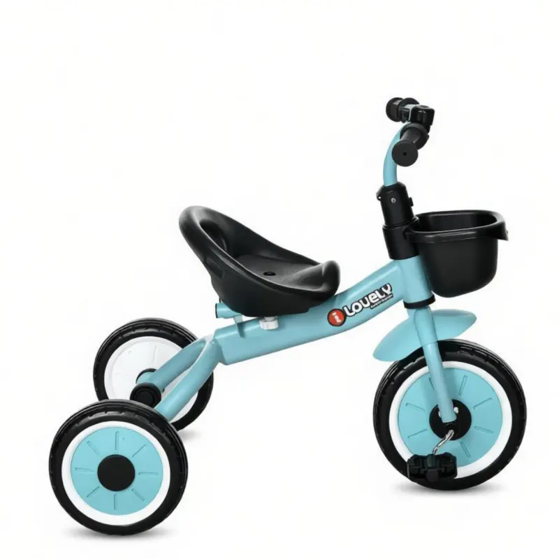 Blue 3-Wheel Toddler Tricycle: Kids Bike for Children 2-5 Years — photo 4