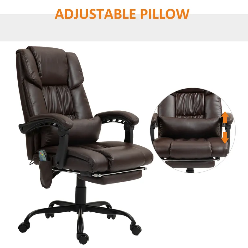 Massage Office Chair with 6 Vibrating Points — photo 3