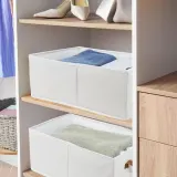 Pack of 3 Large Capacity Storage Bins Closet Organizer System — photo 5