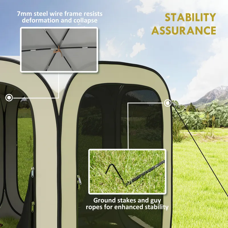Pop Up Screen Tent — UPF50+ Portable Camping Gazebo Screen House — photo 6