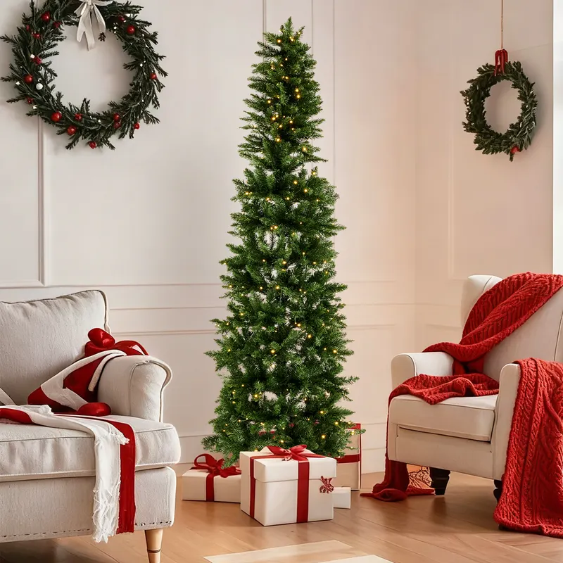 Pencil Christmas Tree β Prelighted Artificial Slim Christmas β photo 3