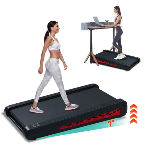 7 Incline Walking Pad Treadmill Portable Compact Treadmills