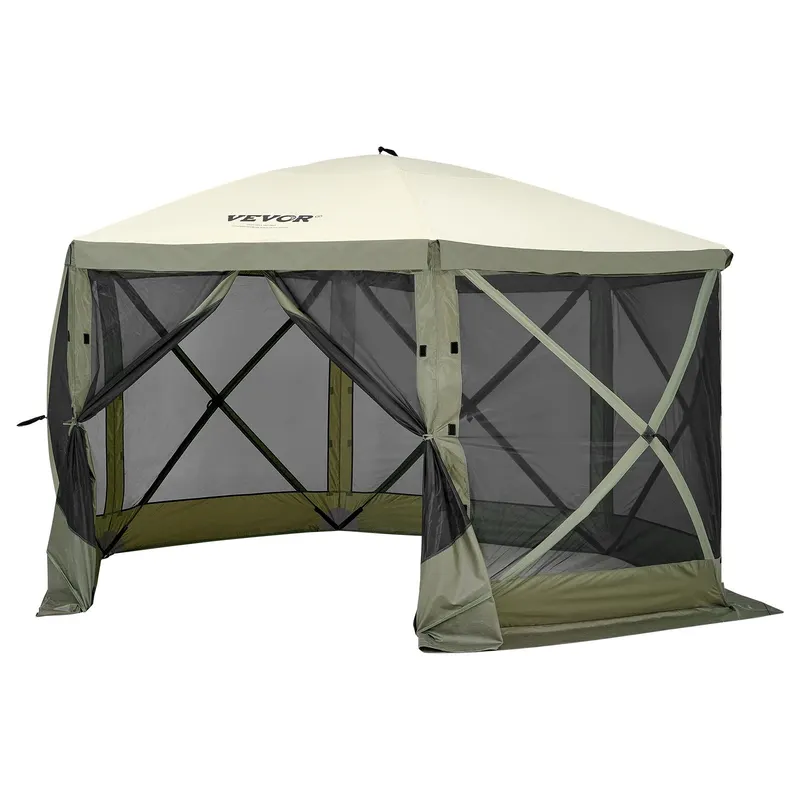Pop Up Gazebo Tent — Pop-up Screen Tent 6 Sided Canopy Sun — photo 2