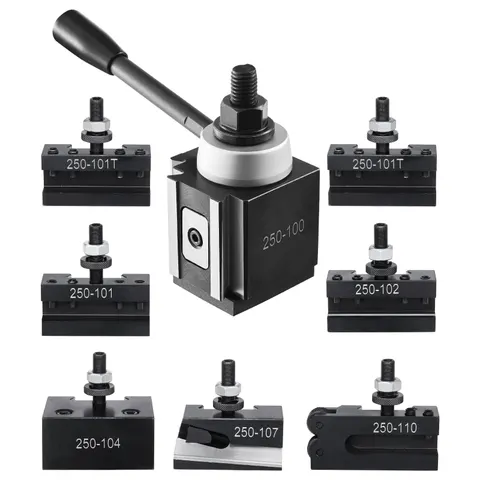 Quick Change Tool Post Set — 8 Pcs