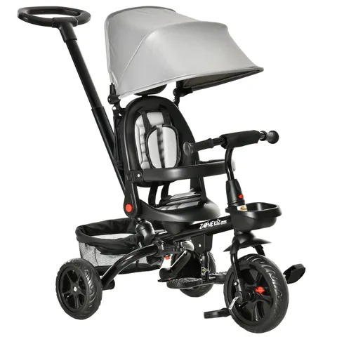 Kids Tricycle — 4 in 1 Foldable Trike with Reversible Seat