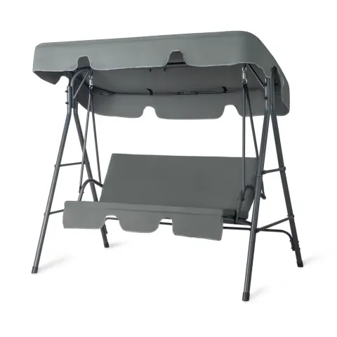 Dark Gray KD Style with Cushion Canopy Iron Oxford Fabric 250kg