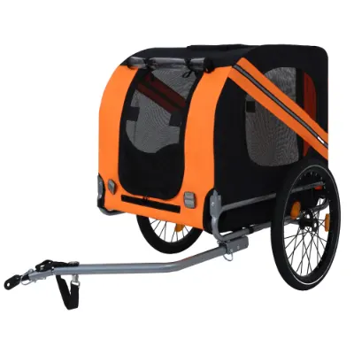 Large Folding Bike Trailer for Dogs 120LB Capacity All-terrain β photo 4