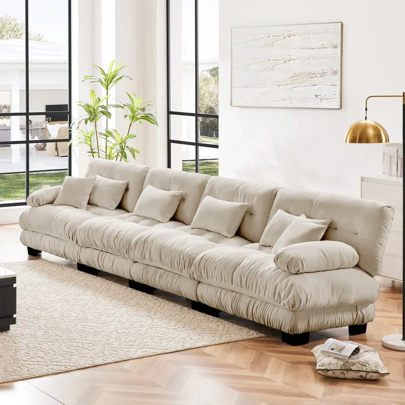 4-Seater Sectional Sofa Modular Deep Seat Sofa Couch β photo 3