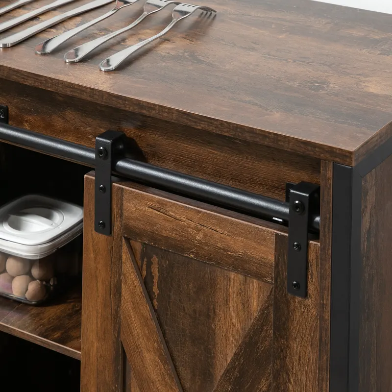 Industrial Sideboard Buffet Cabinet — photo 6