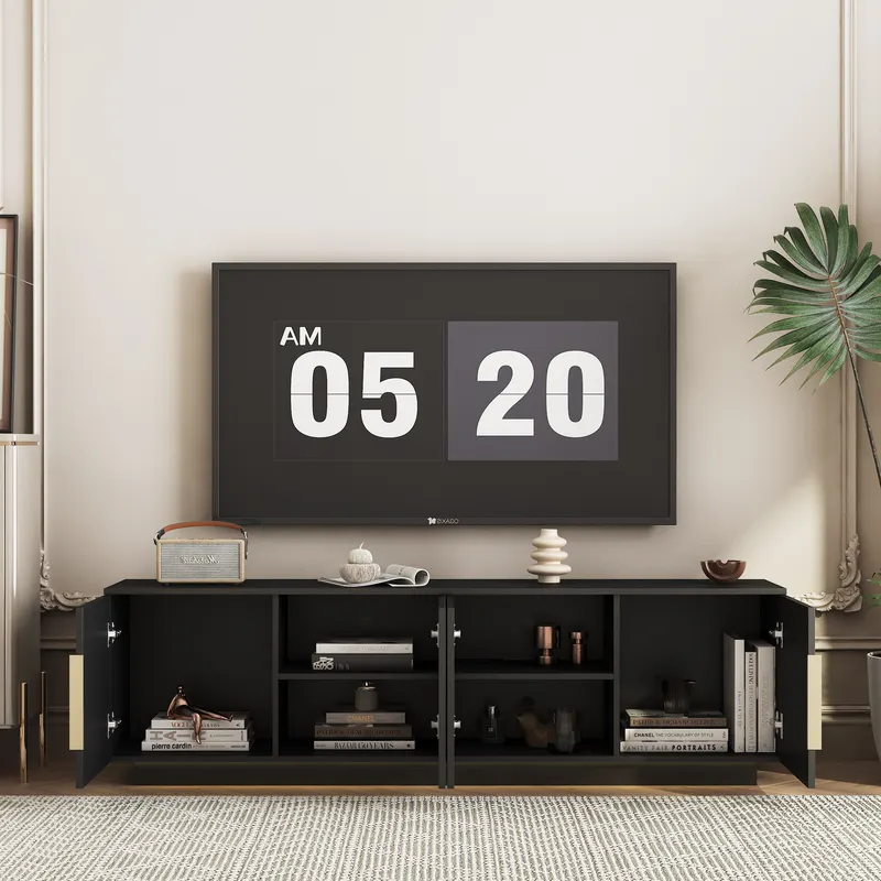 TV Stand with 16 Color LEDs — 68 Modern TV Stand — photo 2