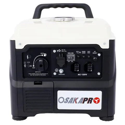 Portable 1200W Ultra-quiet Gas Engine Inverter Generator