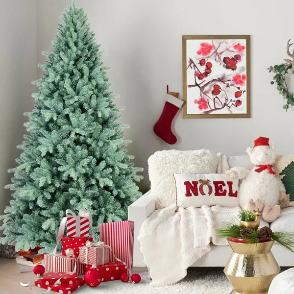 Artificial 6ft Blue Green Tint Christmas Tree with 1390 PE PVC — photo 8
