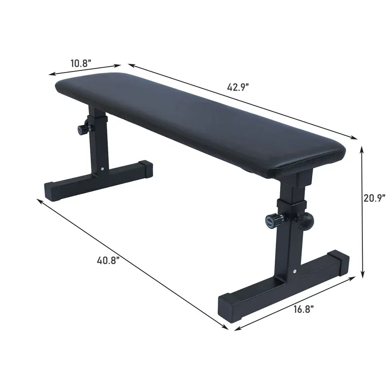 Flat Weight Bench Home Dumbbell Stool Home Fitness Strength — photo 2
