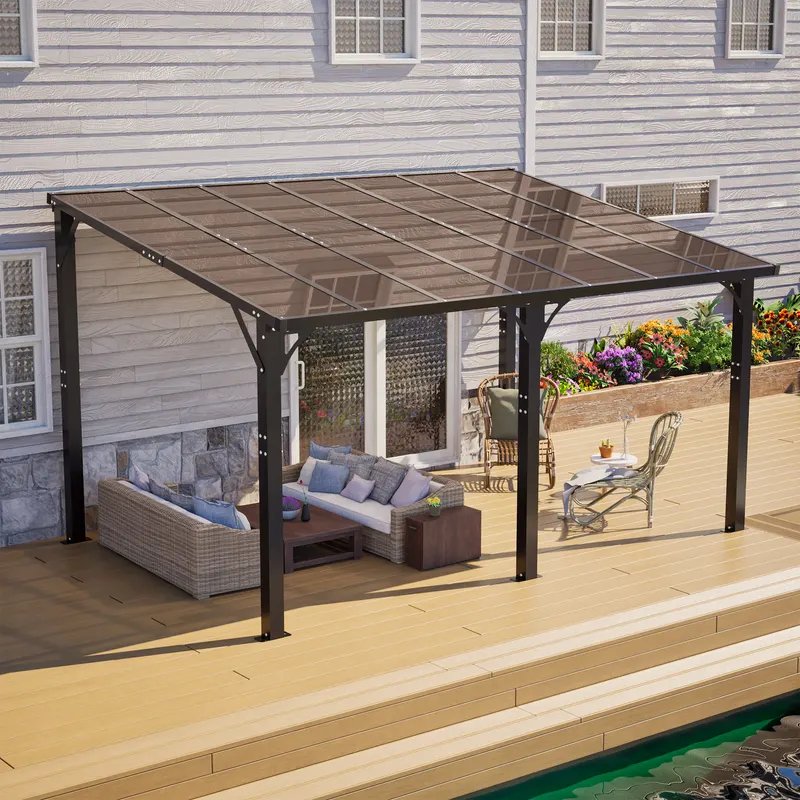 Hardtop Gazebo β Heavy Duty Outdoor Pergola with Tinted