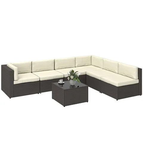 7 Piece Patio Furniture Set β All Weather PE Rattan Outdoor