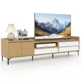 71 Entertainment Center with Drawers & Cabinet — photo 1