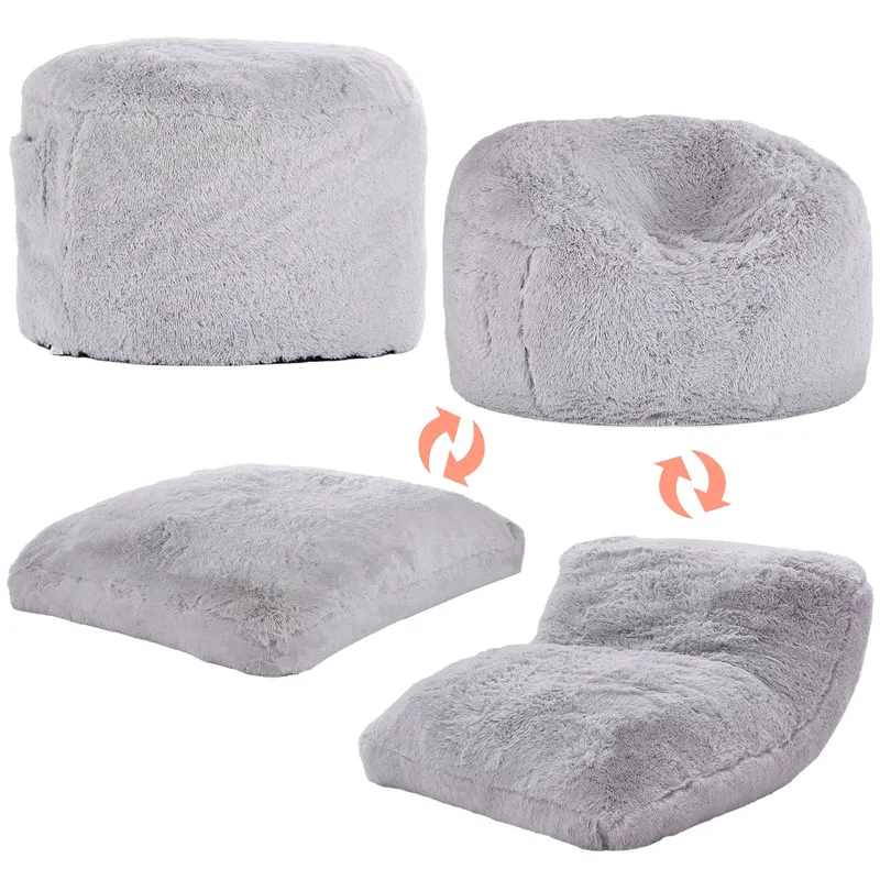 Bean Bag Bed Chair β Convertible Chair From Beanbag to Lounge